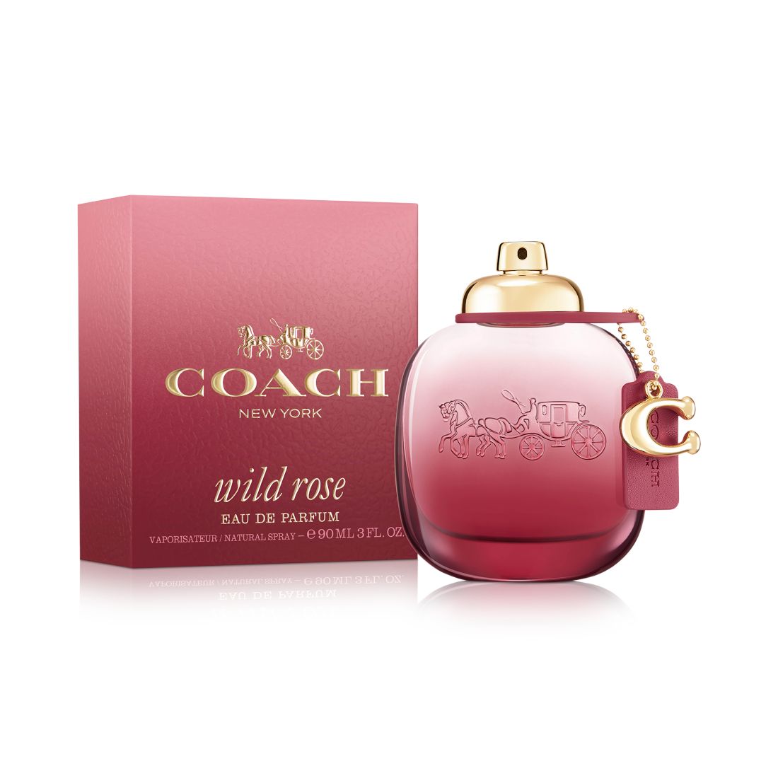 Coach Wild Rose Eau de Parfum Spray, 3 oz.