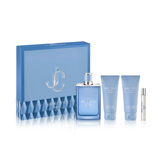 Jimmy Choo Men's 4-Pc. Man Aqua Eau de Toilette Gift Set