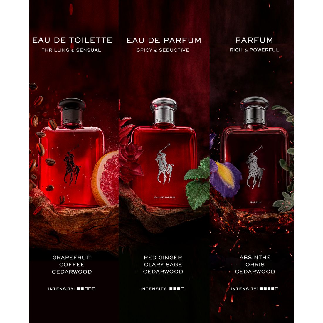 Ralph Lauren Men's Polo Red Eau de Toilette Racing Edition, 4.2 oz.