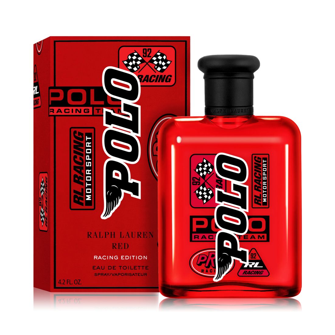 Ralph Lauren Men's Polo Red Eau de Toilette Racing Edition, 4.2 oz.