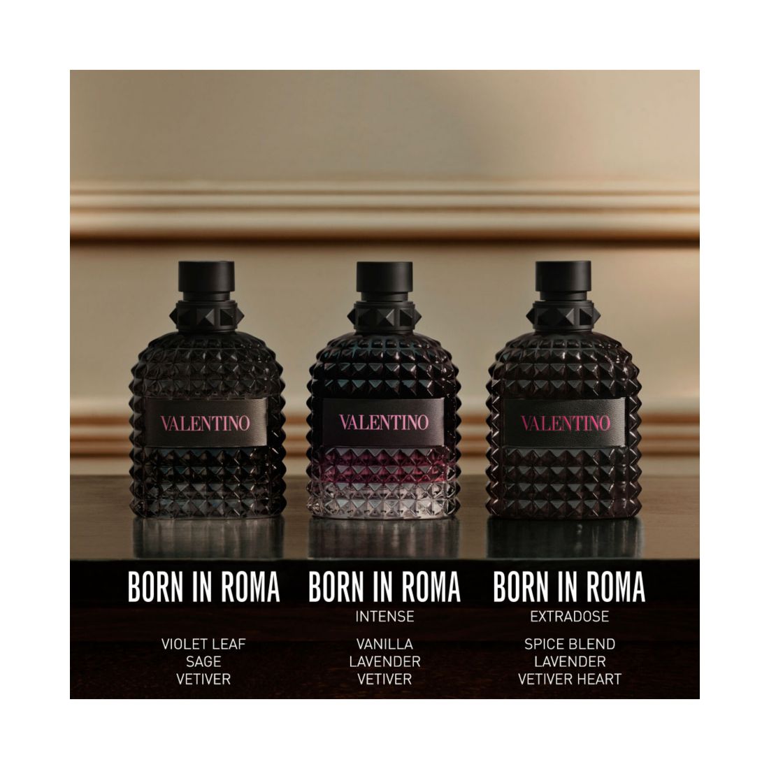 Men's Uomo Born In Roma Eau de Toilette Spray, 3.4-oz.
