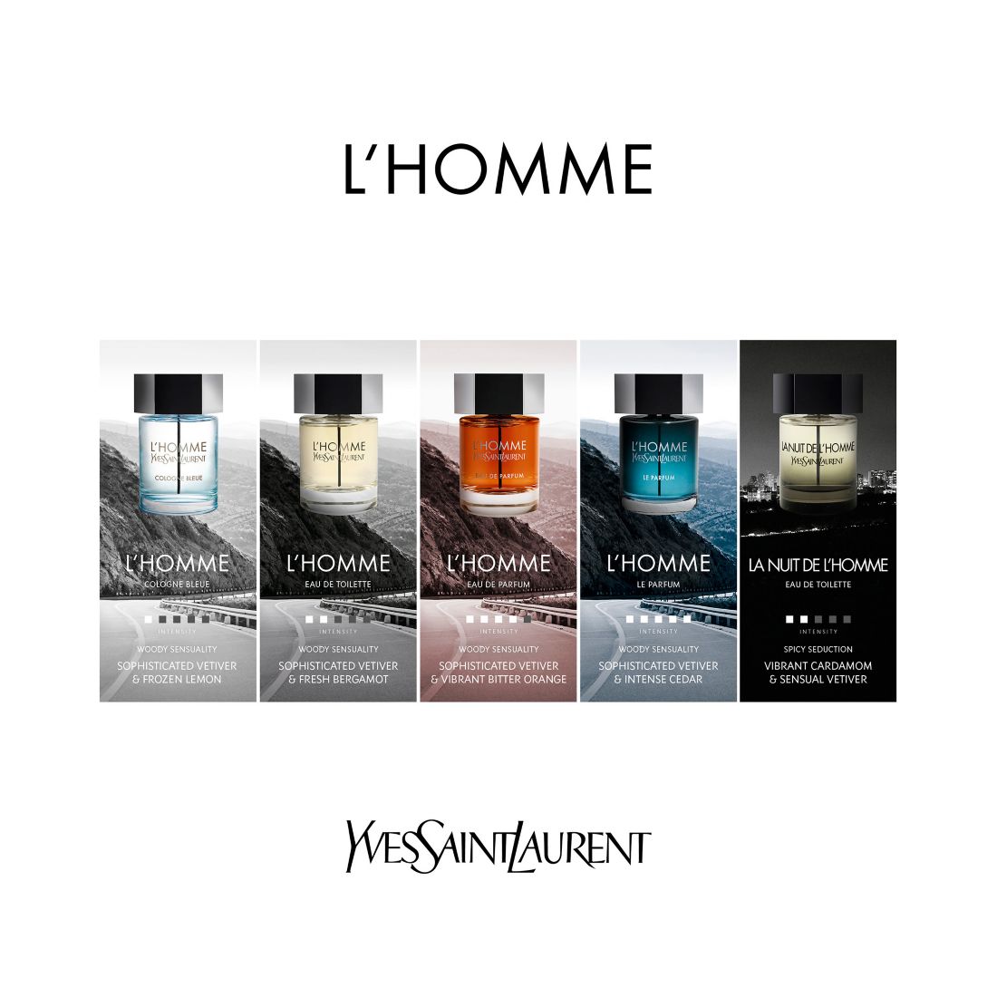 Yves Saint Laurent Men's L'Homme Eau de Parfum Spray, 3.3 oz.