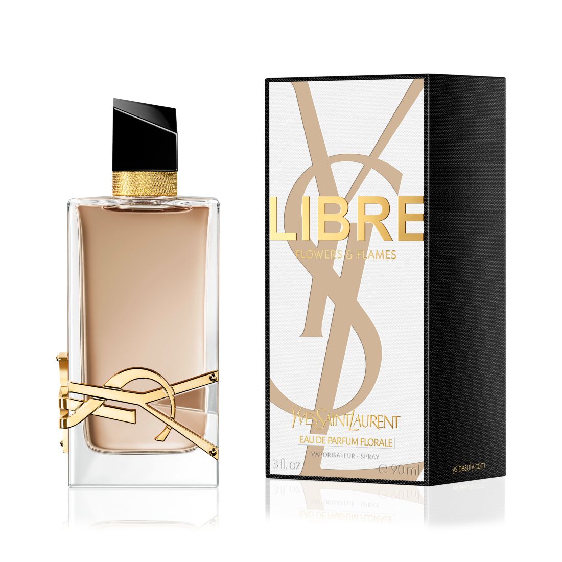 Yves Saint Laurent Libre Flowers & Flames Eau de Parfum Florale, 3 oz.