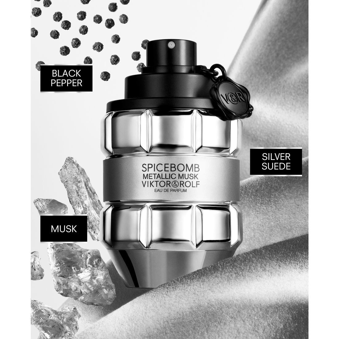 Viktor & Rolf Men's Spicebomb Metallic Musk Eau de Parfum, 3.04 oz.