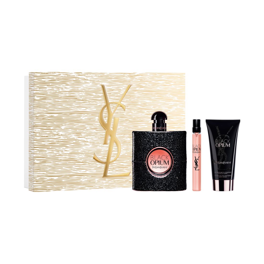 Yves Saint Laurent 3-Pc. Black Opium Eau De Parfum with Body Lotion Gift Set