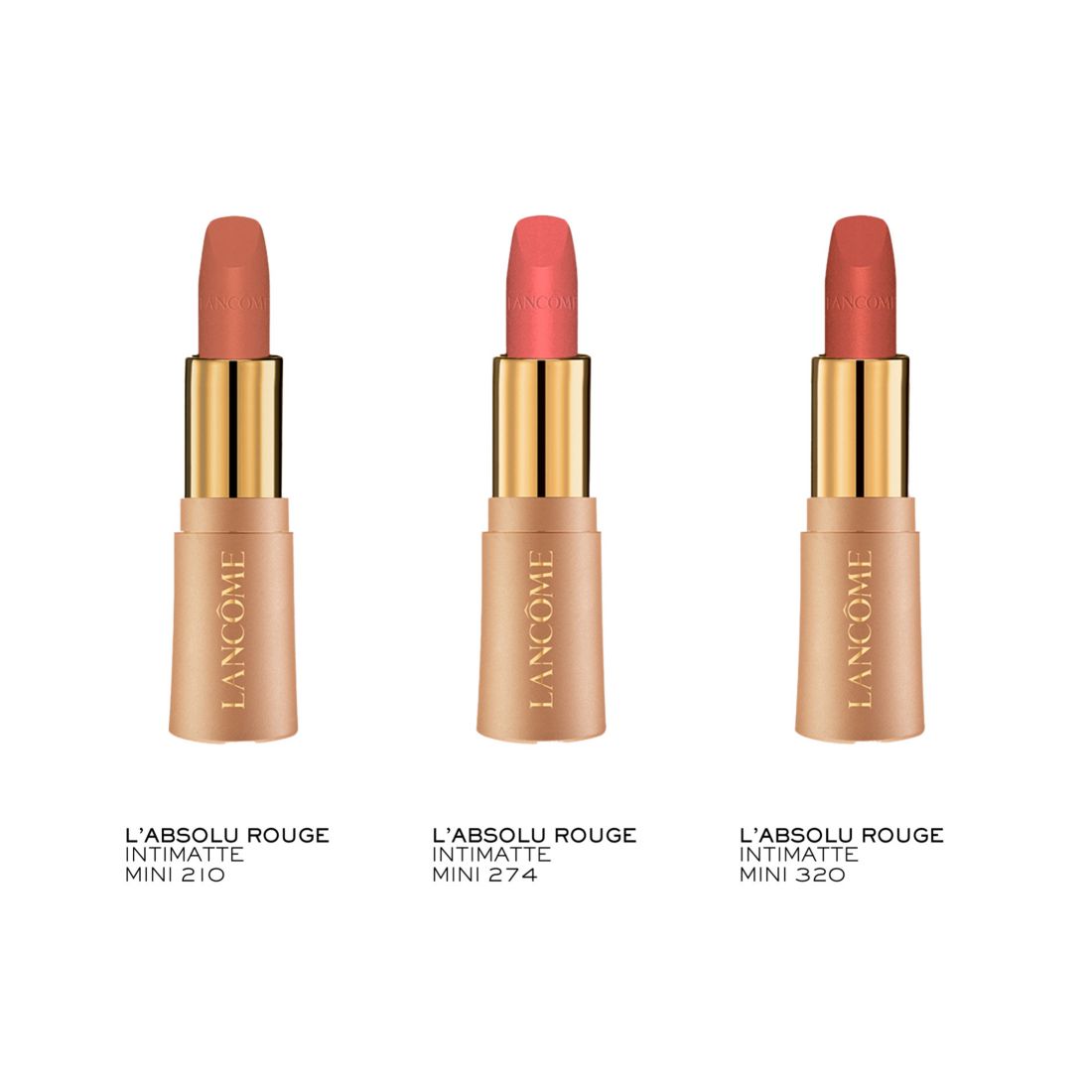 Lancome 3-Pc. L'Absolu Rouge Intimatte Soft Matte Lipstick Gift Set