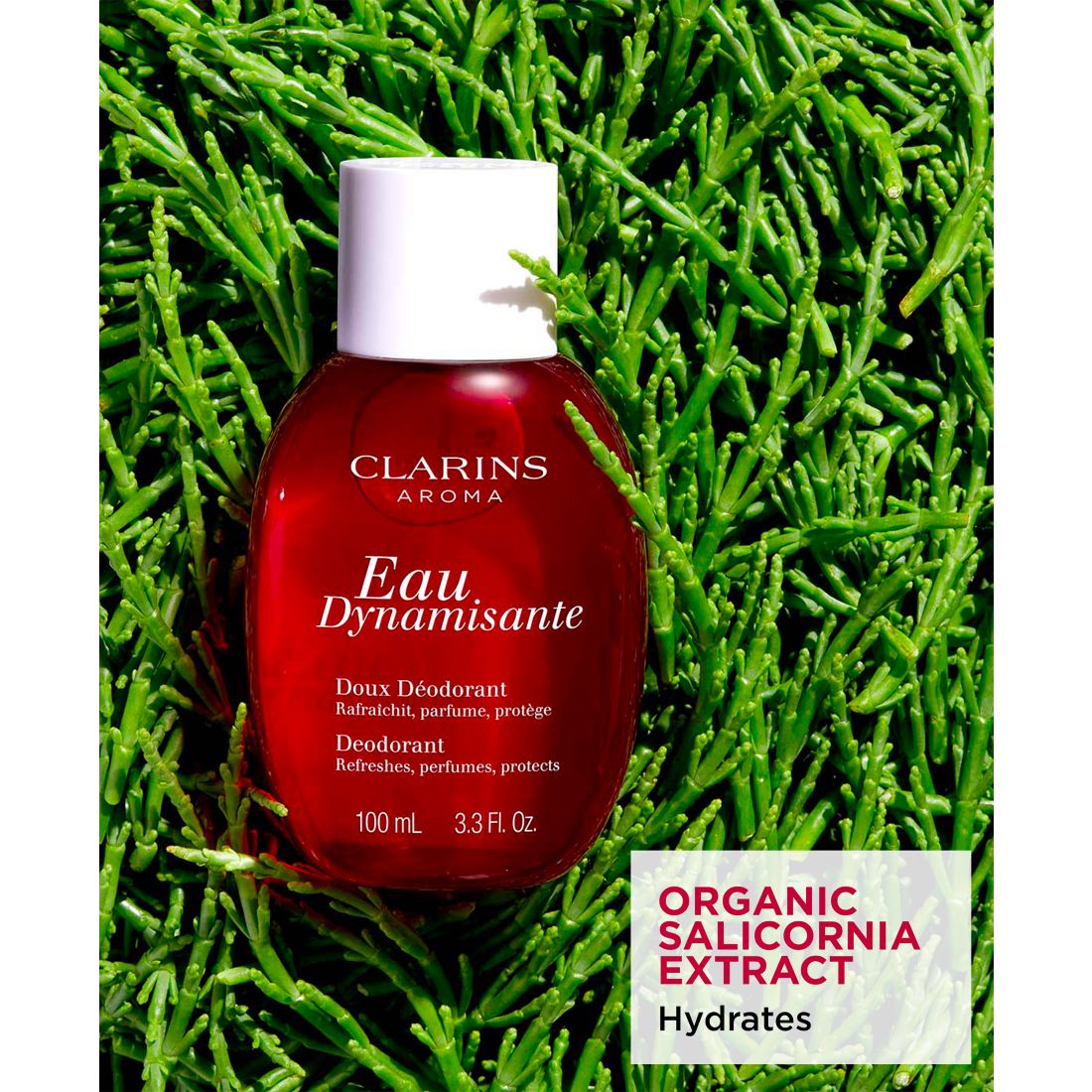 Clarins Eau Dynamisante Antiperspirant, Spray-On Deodorant, 3.4 oz.
