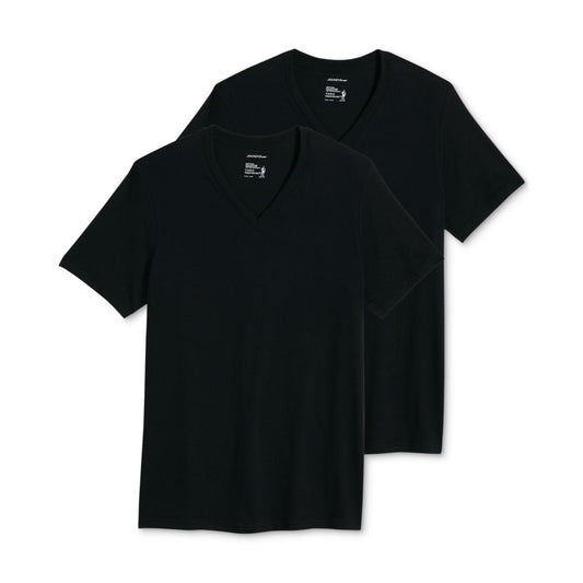 Jockey Men's Big & Tall Classic Tagless V-Neck Undershirt 2-pack