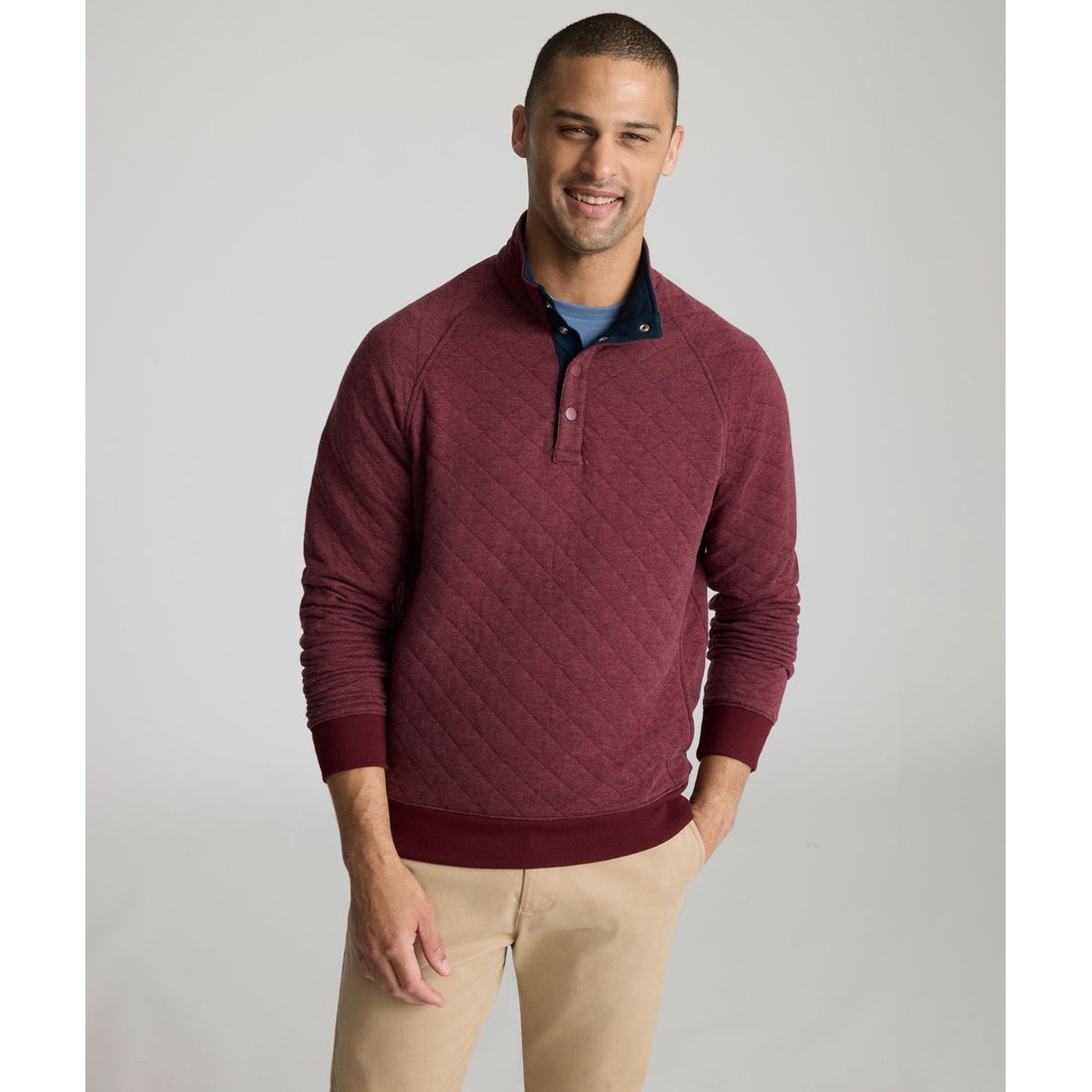 Quilted Pullover