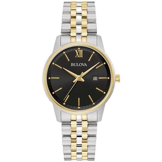 Bulova Women's Classic Two-Tone Stainless Steel Bracelet Watch 32mm, Created for Macy's