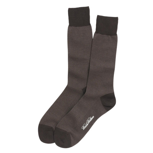 Cotton Bird's Eye Crew Socks