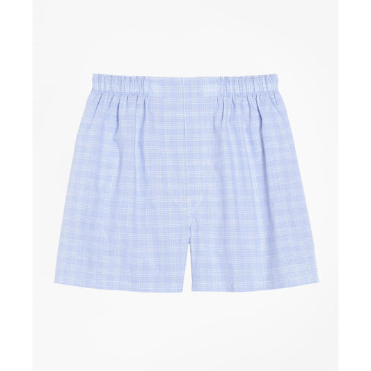 Cotton Broadcloth Glen Plaid Boxers