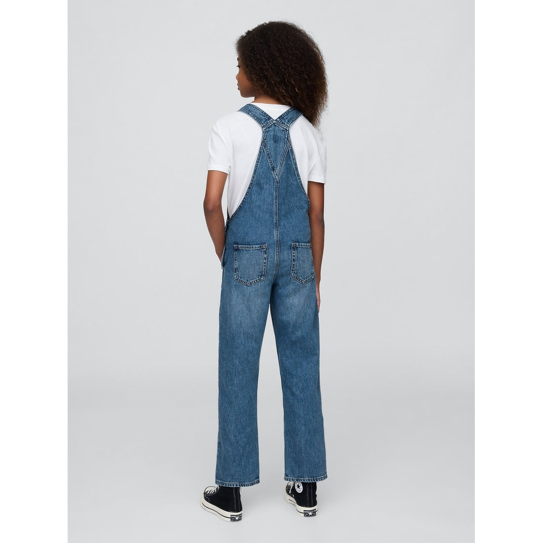 Girls' Loose Overalls