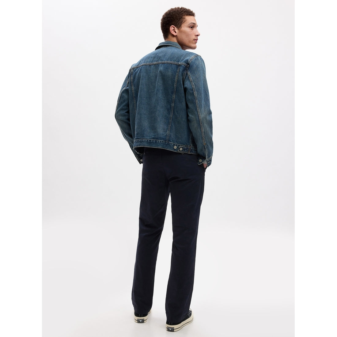 Men's Modern Straight Khakis