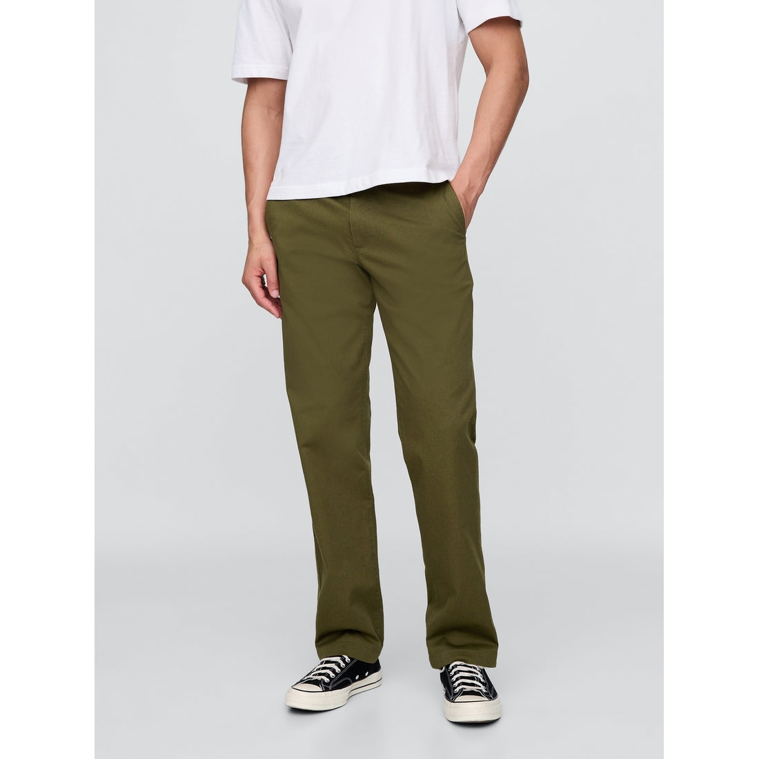 Men's Modern Straight Khakis