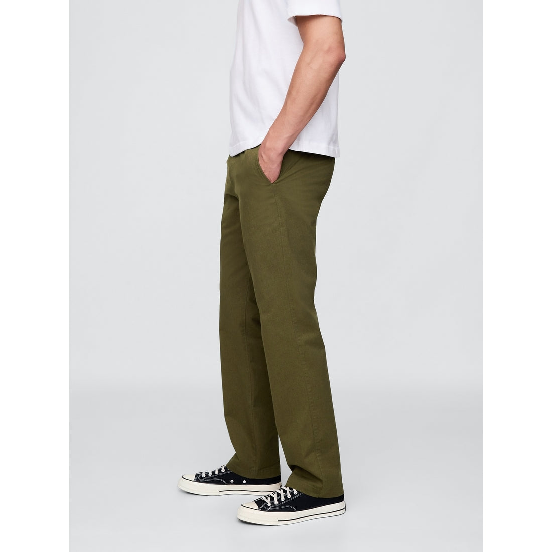 Men's Modern Straight Khakis