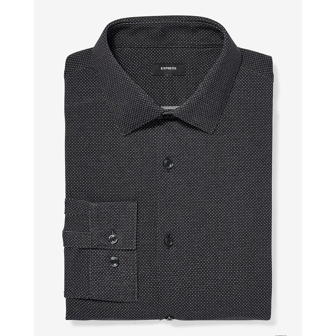 Slim Mini Dot Stretch Modern Tech 1MX Dress Shirt