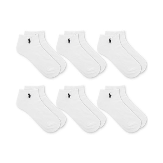 Polo Ralph Lauren Men's 6-Pack Performance Sport Low Cut Socks