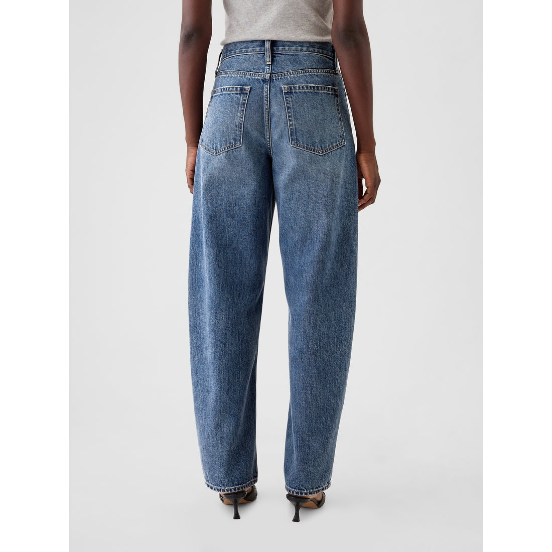 Women's High Rise Barrel Jeans