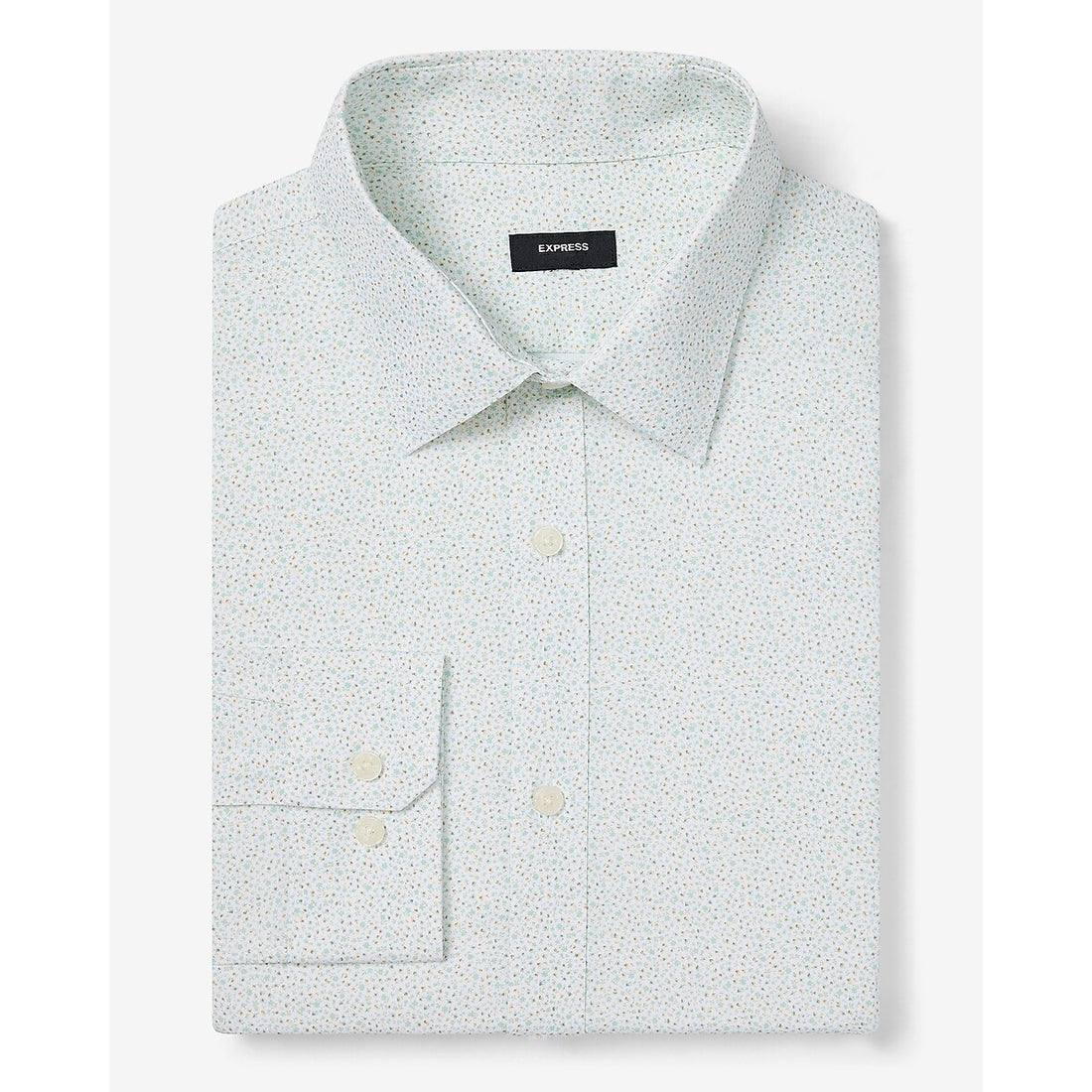 Slim Mini Floral Wrinkle-Resistant Everyday Performance Dress Shirt