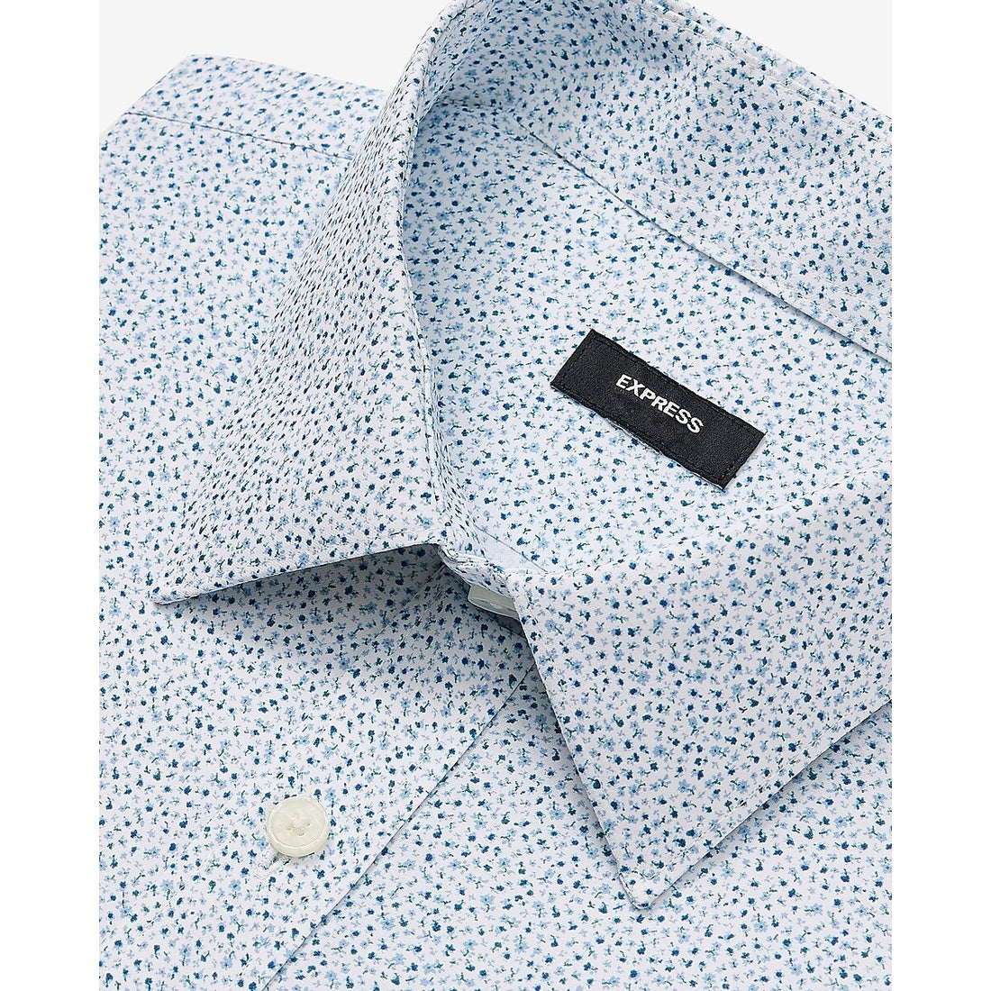 Slim Mini Floral Wrinkle-Resistant Everyday Performance Dress Shirt