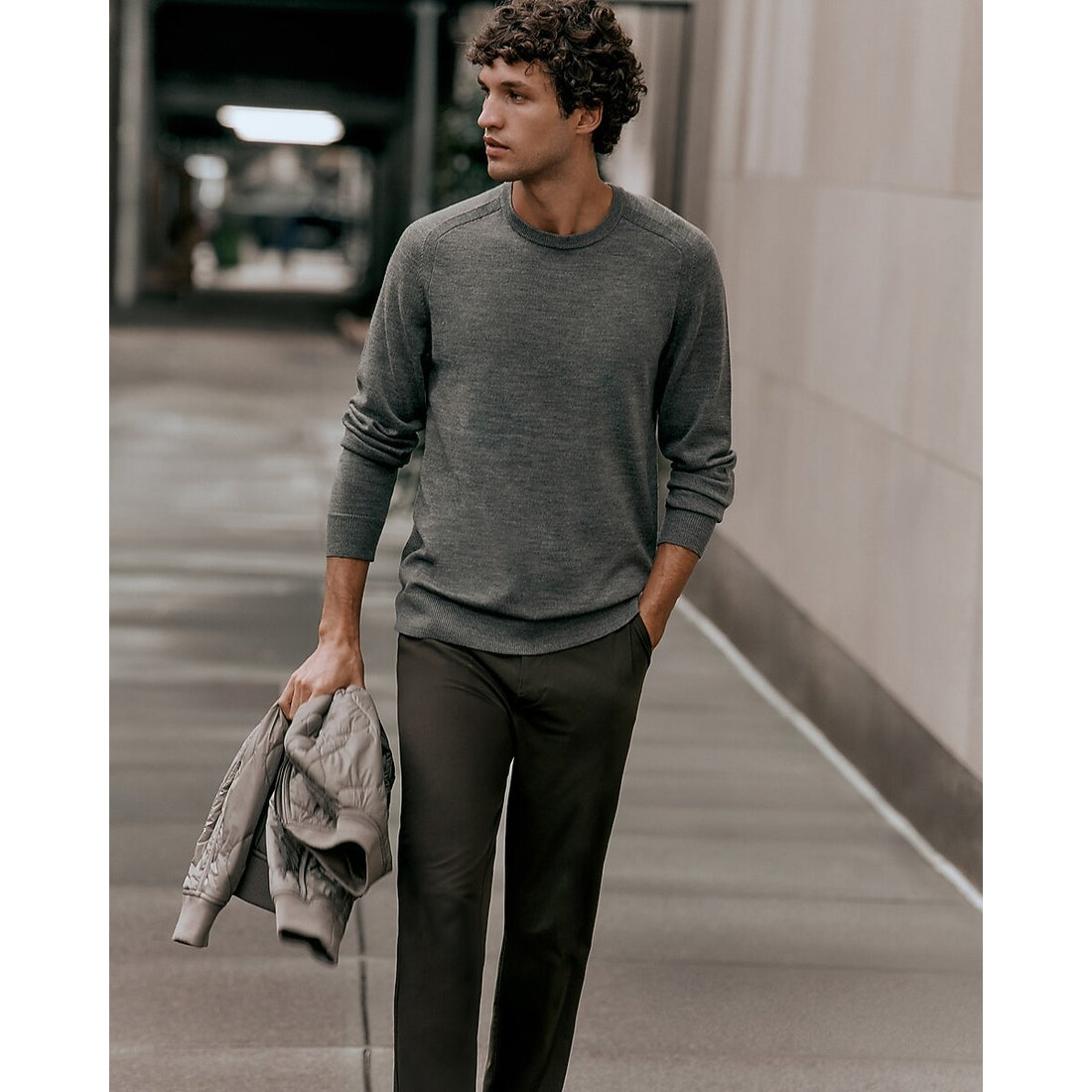 Crew Neck Everyday Performance Merino Wool Sweater