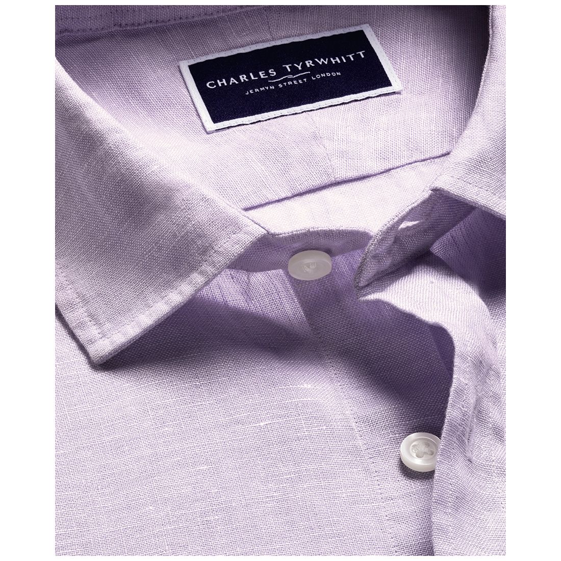 Charles Tyrwhitt Men's Slim-Fit Button-Down Linen Shirt