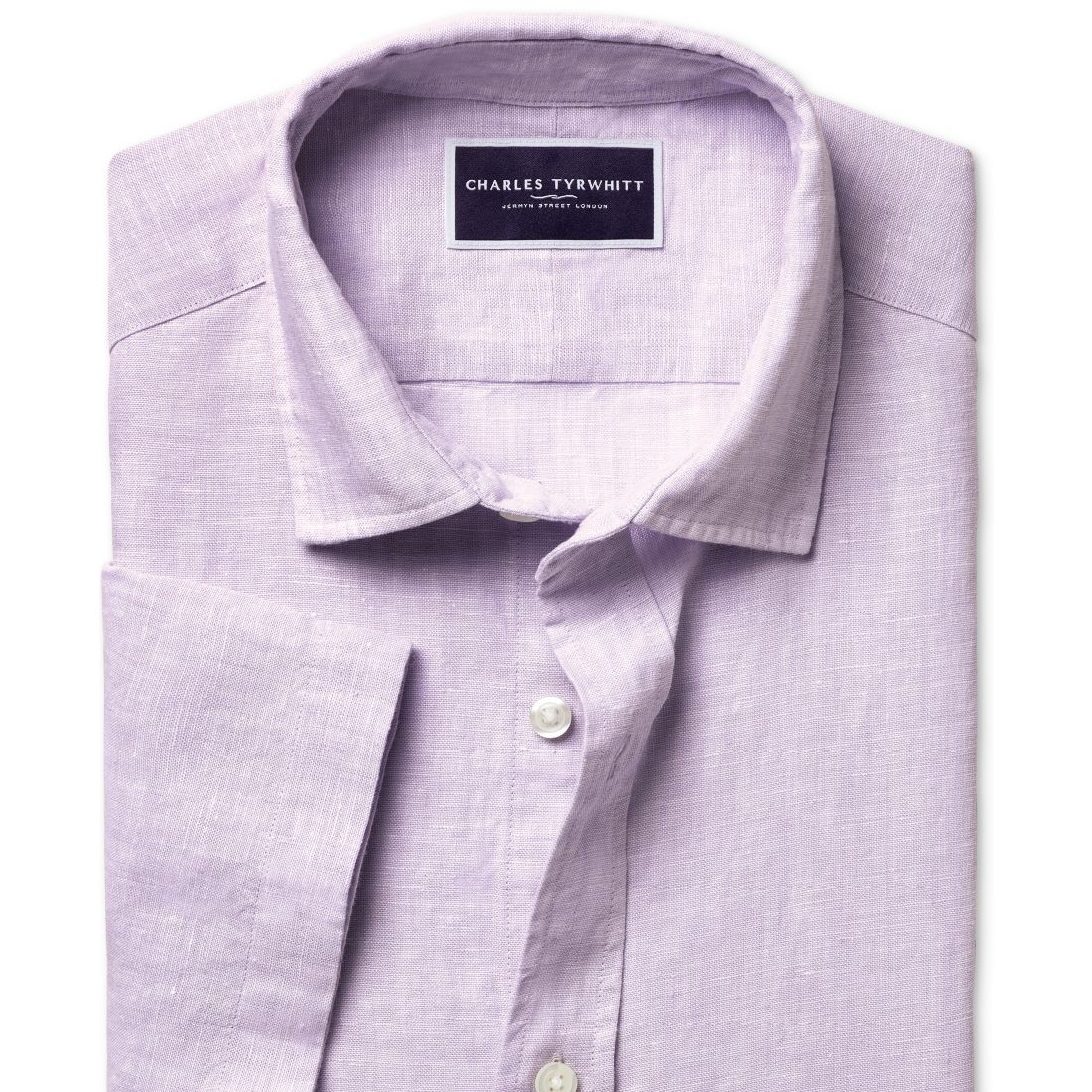 Charles Tyrwhitt Men's Slim-Fit Button-Down Linen Shirt