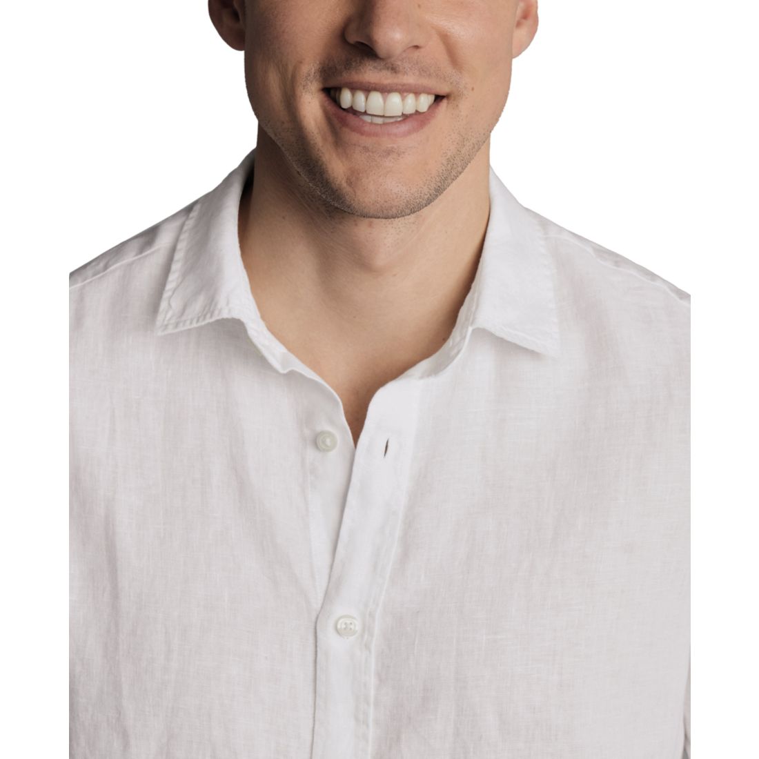 Charles Tyrwhitt Men's Slim-Fit Button-Down Linen Shirt