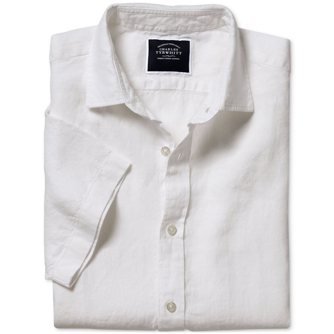 Charles Tyrwhitt Men's Slim-Fit Button-Down Linen Shirt