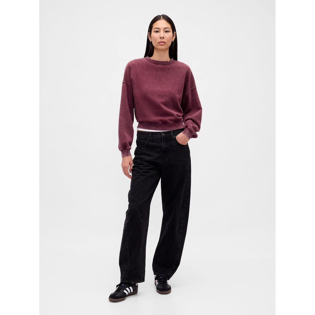 Women's Vintagesoft Wedge Crewneck Sweatshirt