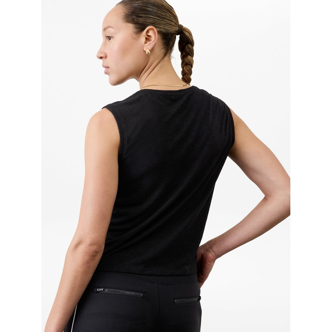 Women's Getaway Linen Blend Muscle Tank