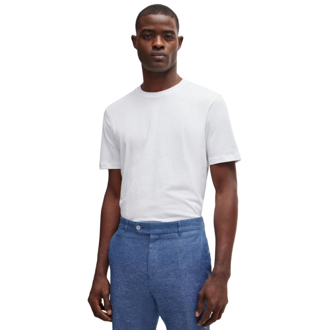 Boss by Hugo Boss Men's Regular-Fit Cotton-Jersey T-Shirt