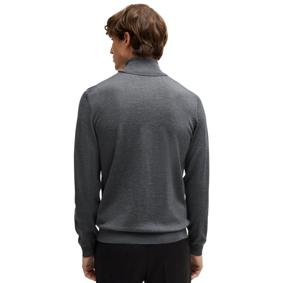 Boss by Hugo Boss Men's Slim-Fit Rollneck Merino Wool Sweater