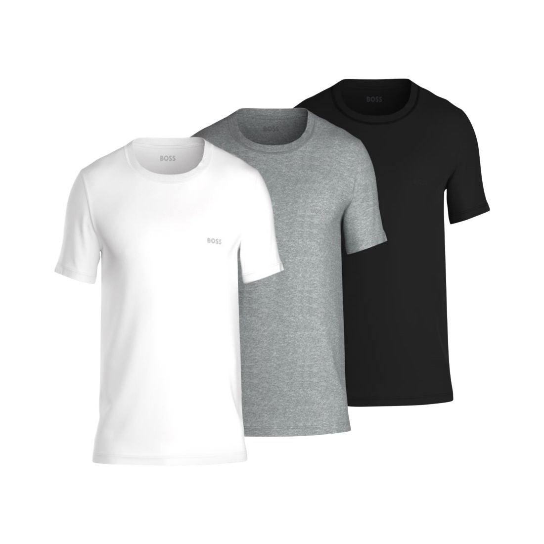 Boss by Hugo Boss Men's 3-Pack Classic Assorted Solid Color Crewneck T-Shirts