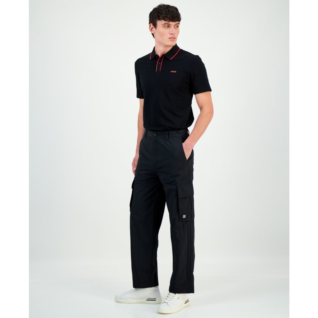 Hugo Boss Men's Greco Regular-Fit Logo Cargo Pants