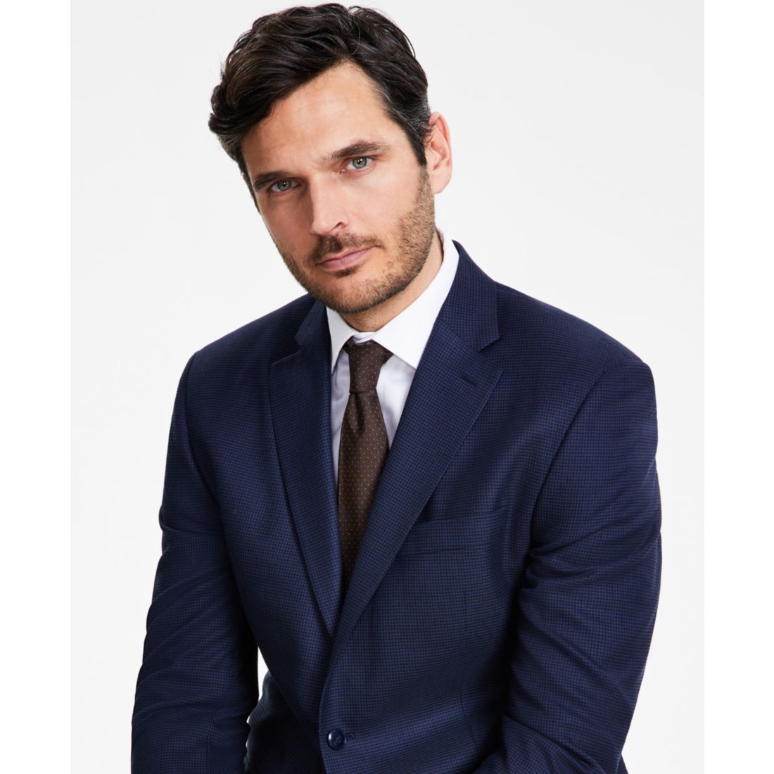 Michael Kors Men's Classic-Fit Houndstooth Sport Coat