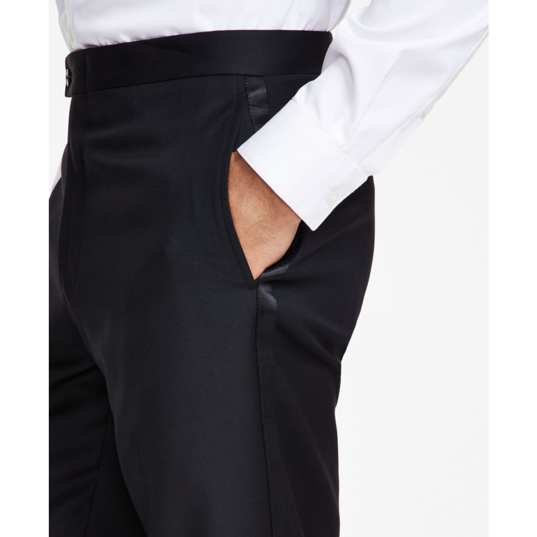 Michael Kors Men's Classic-Fit Stretch Tuxedo Pants