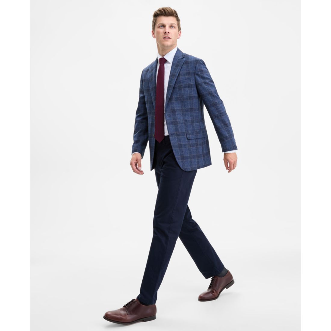 Tommy Hilfiger Men's Modern-Fit Check Sport Coat