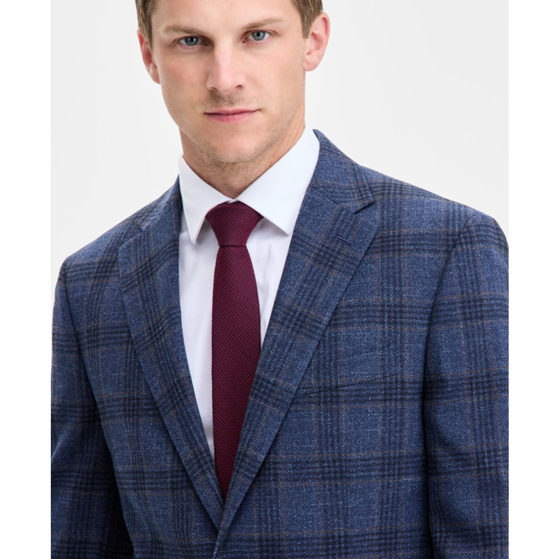 Tommy Hilfiger Men's Modern-Fit Check Sport Coat