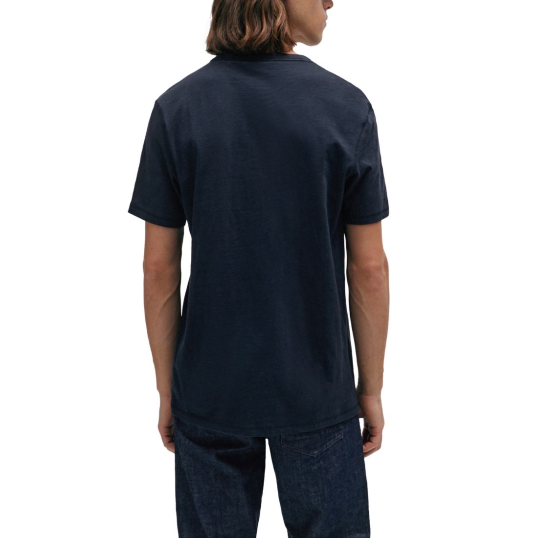 Boss by Hugo Boss Men's Slub-Cotton Logo Detail T-Shirt