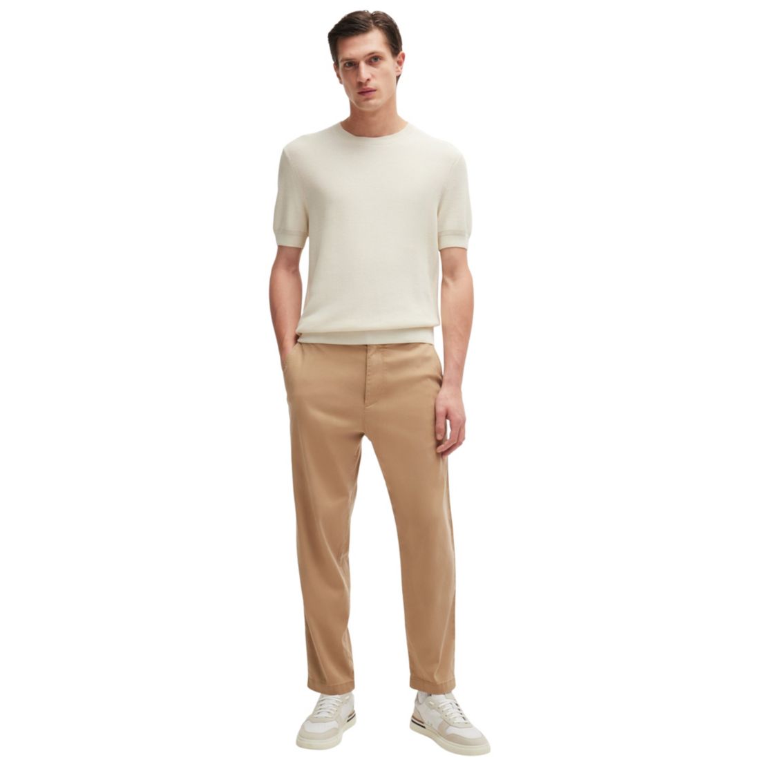 Boss by Hugo Boss Men's Regular-Fit Short Sleeved Sweater