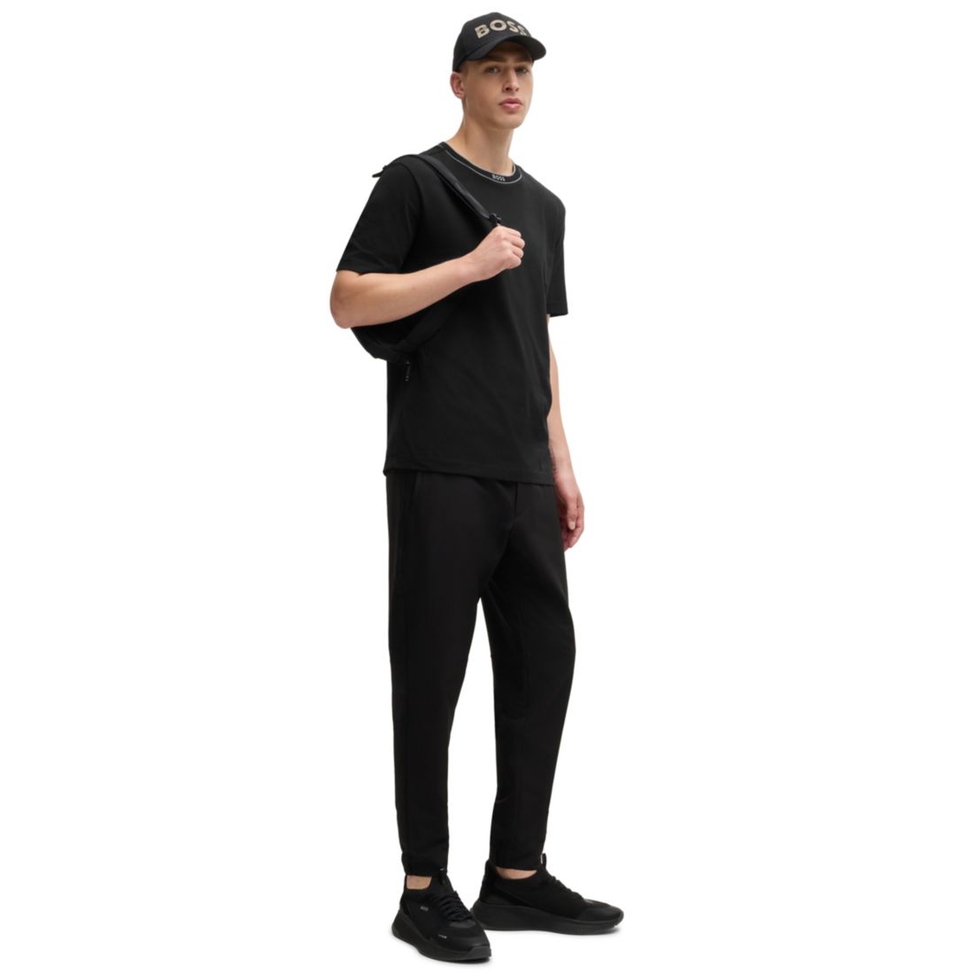Boss by Hugo Boss Men's Logo Collar T-Shirt