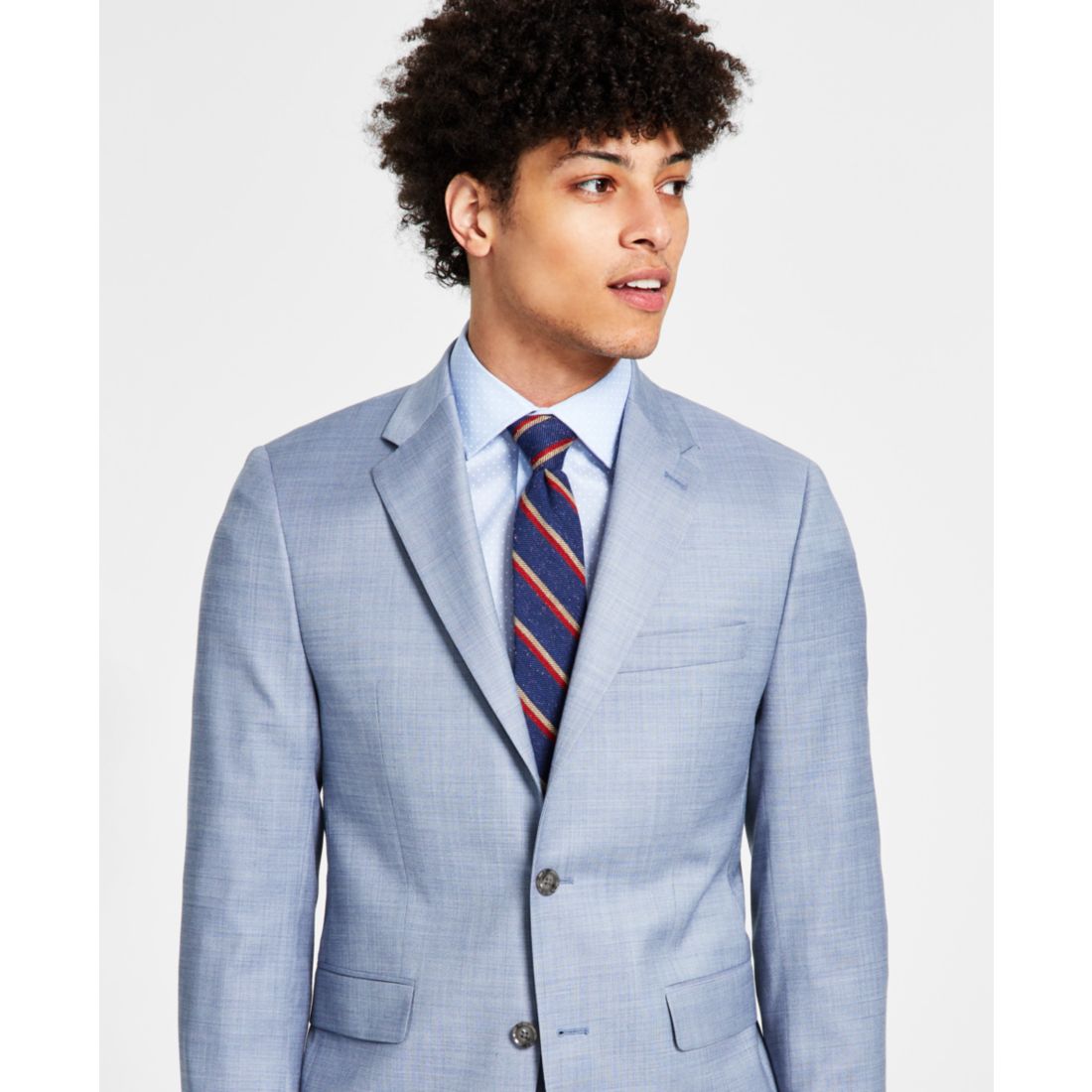 Calvin Klein Men's Skinny-Fit Wool-Blend Infinite Stretch Suit Jacket