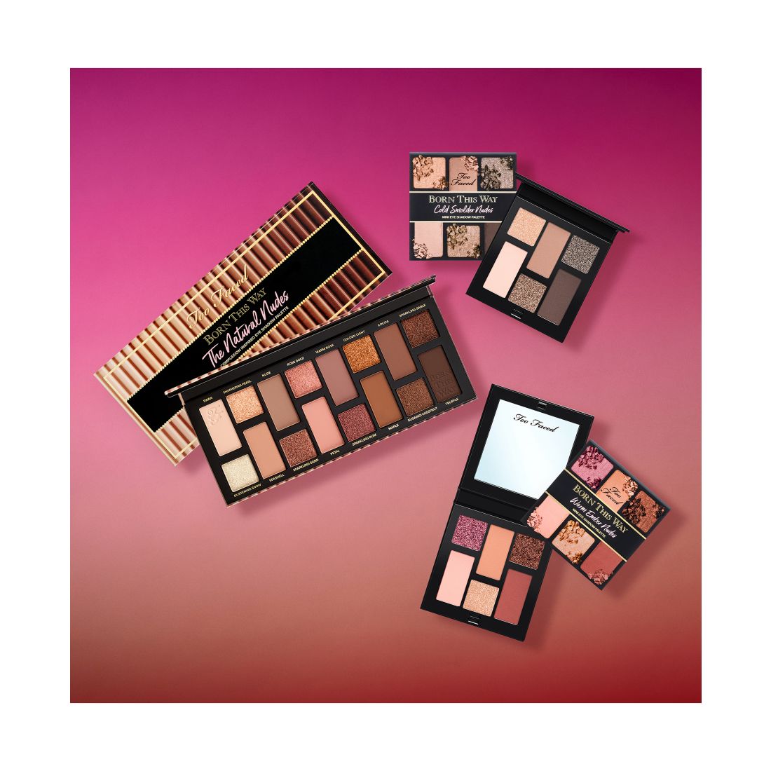 Too Faced Born This Way Cool-Tone Mini Neutral Eye Shadow Palette