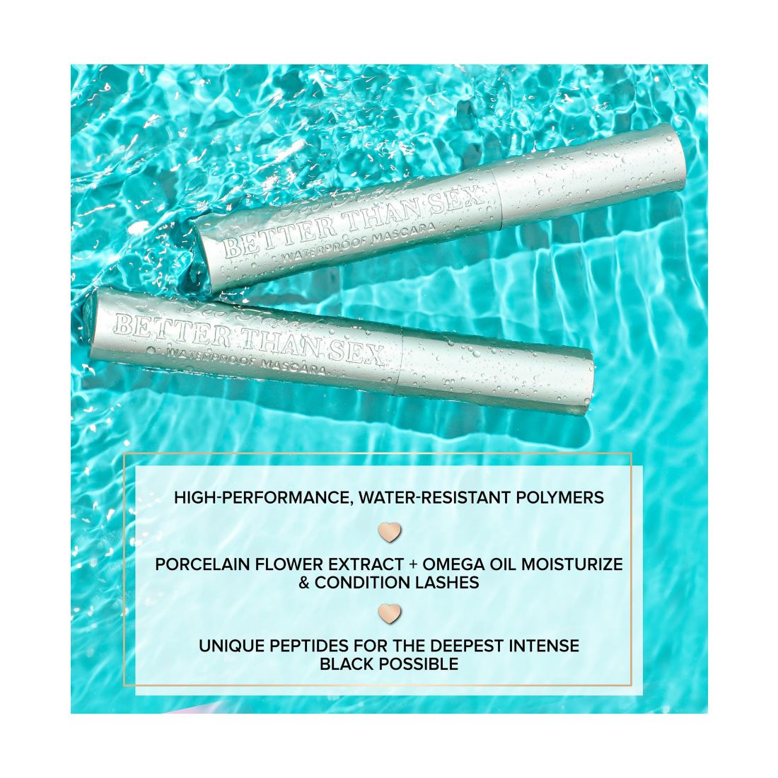 Too Faced Travel-Size Better Than Sex Volumizing Waterproof Mascara