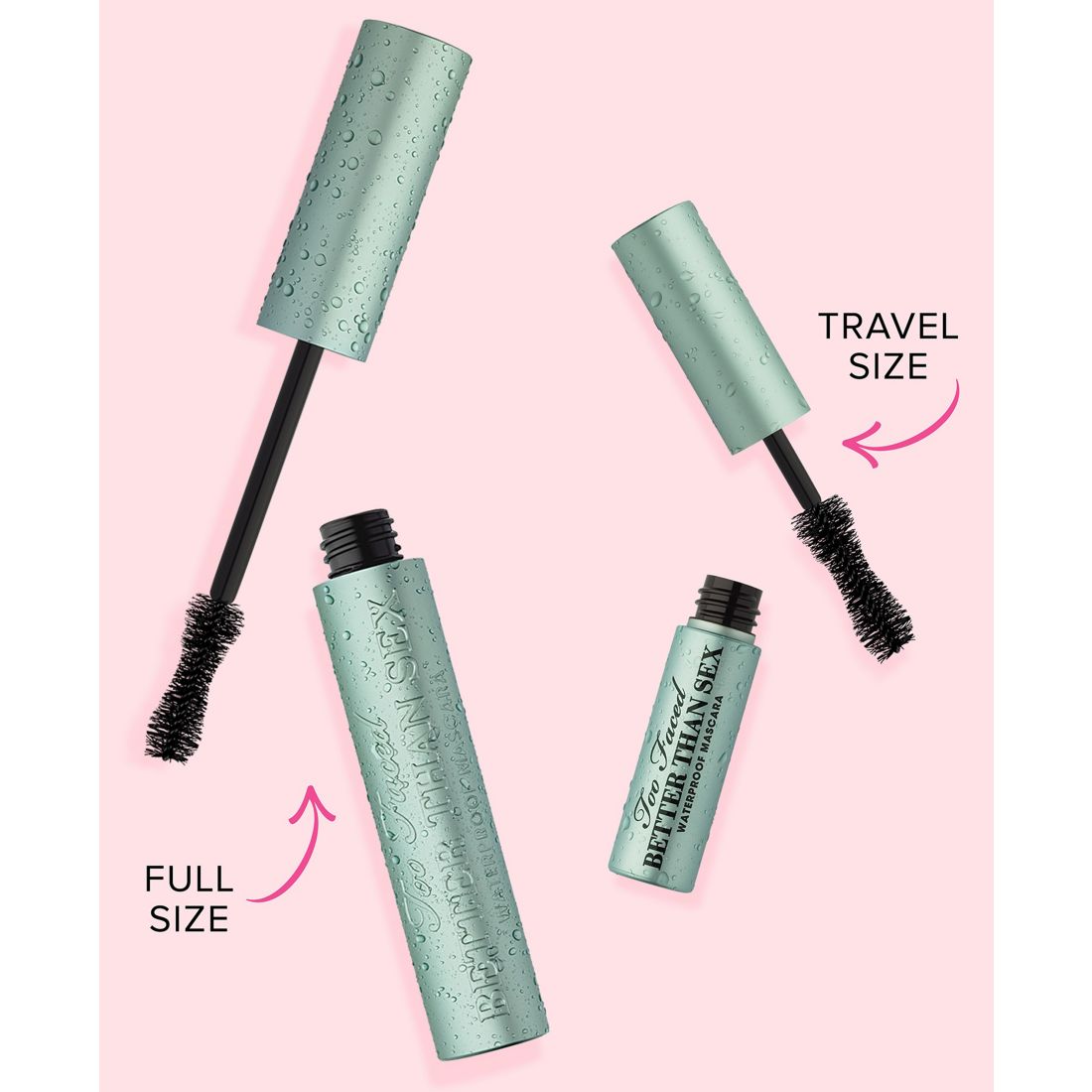 Too Faced Travel-Size Better Than Sex Volumizing Waterproof Mascara