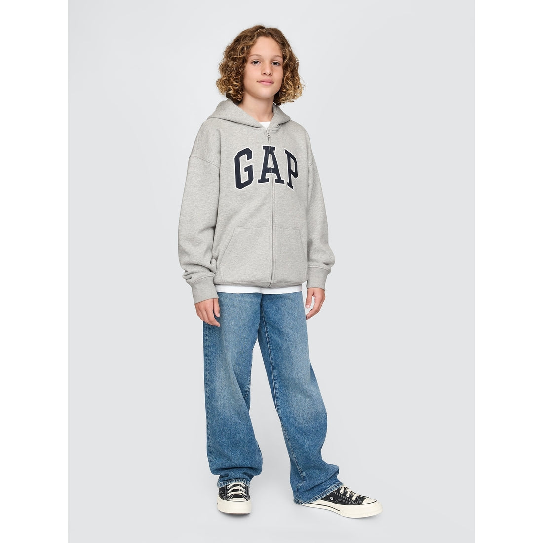 Boys' Vintage Soft Logo Zip Hoodie