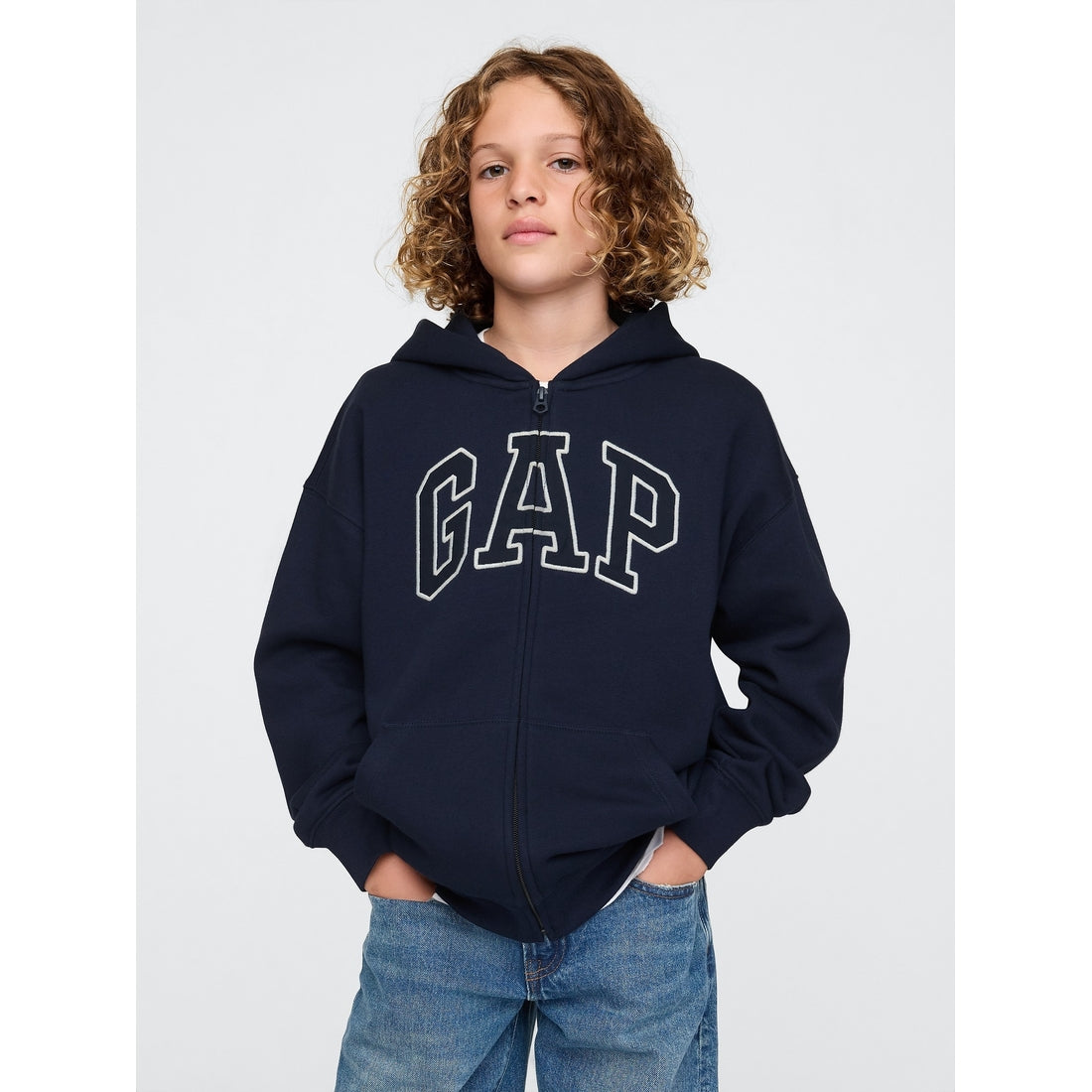 Boys' Vintage Soft Logo Zip Hoodie