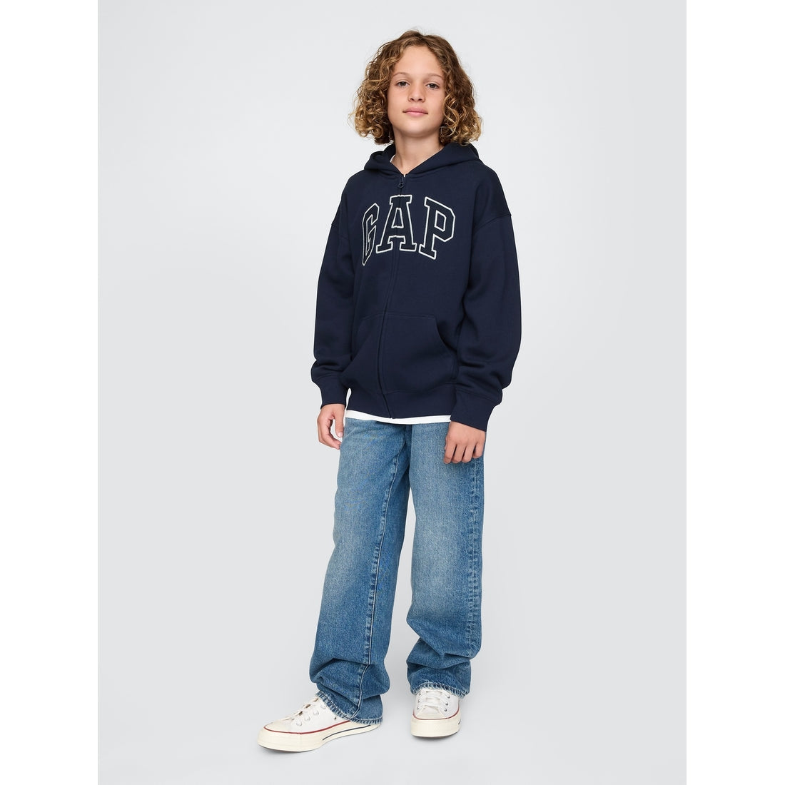 Boys' Vintage Soft Logo Zip Hoodie